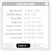 Tap the Delete button