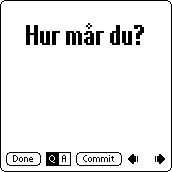 Sample Card - Question Side
