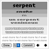 Card fonts example #2