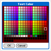 Color picker screen