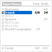 Tap the database name