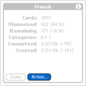 Tap the Action button