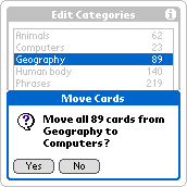 Move Cards dialog