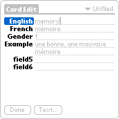 SuperMemo fields