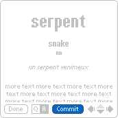 Tap the Commit button
