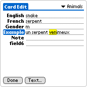 Found card