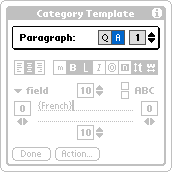 Paragraph selector